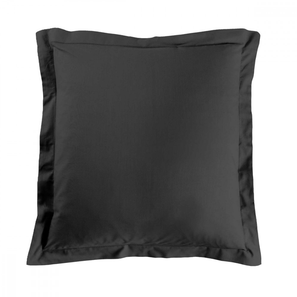 TAIE D'OREILLER LINA NOIR 63x63CM UNI 57 TAIE D'OREILLER LINA NOIR 63x63CM UNI 57