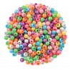 PERLES ACRYLIQUES NACRéES 6 MM 8 COULEU