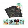 CARTES A GRATTER X4 PIRATE 20X20CM
