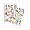 Gommettes Animaux rigolos 1 - 50 pièces