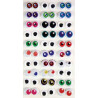 YEUX MOBILES 3D ADHéSIFS 1 CM X 30 PAIR