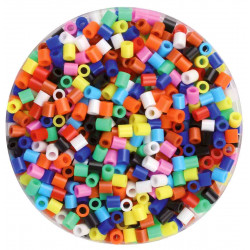 1000 PERLES à REPASSER 5 MM, COULEURS O