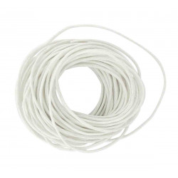 Coton ciré 5 m x 1 mm blanc