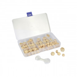 PERLES BOIS DIAMANTS BOITE