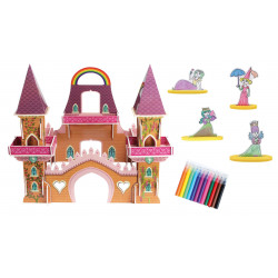 Kit construction château 3D et plastique
