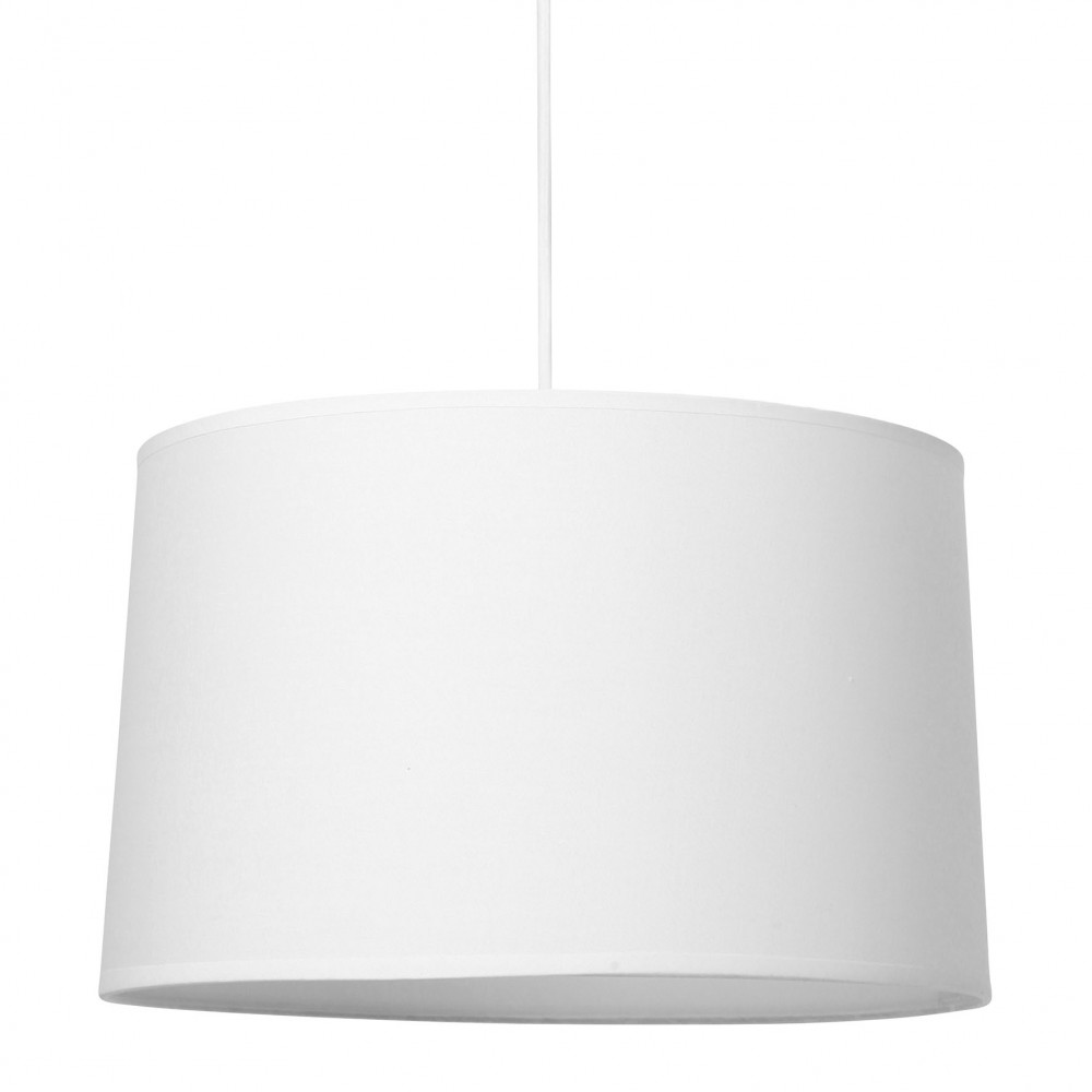 SUSPENSION CYLINDRE BLANC D45