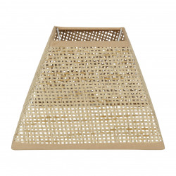 ABAT-JOUR CARRE NATUREL 20CM