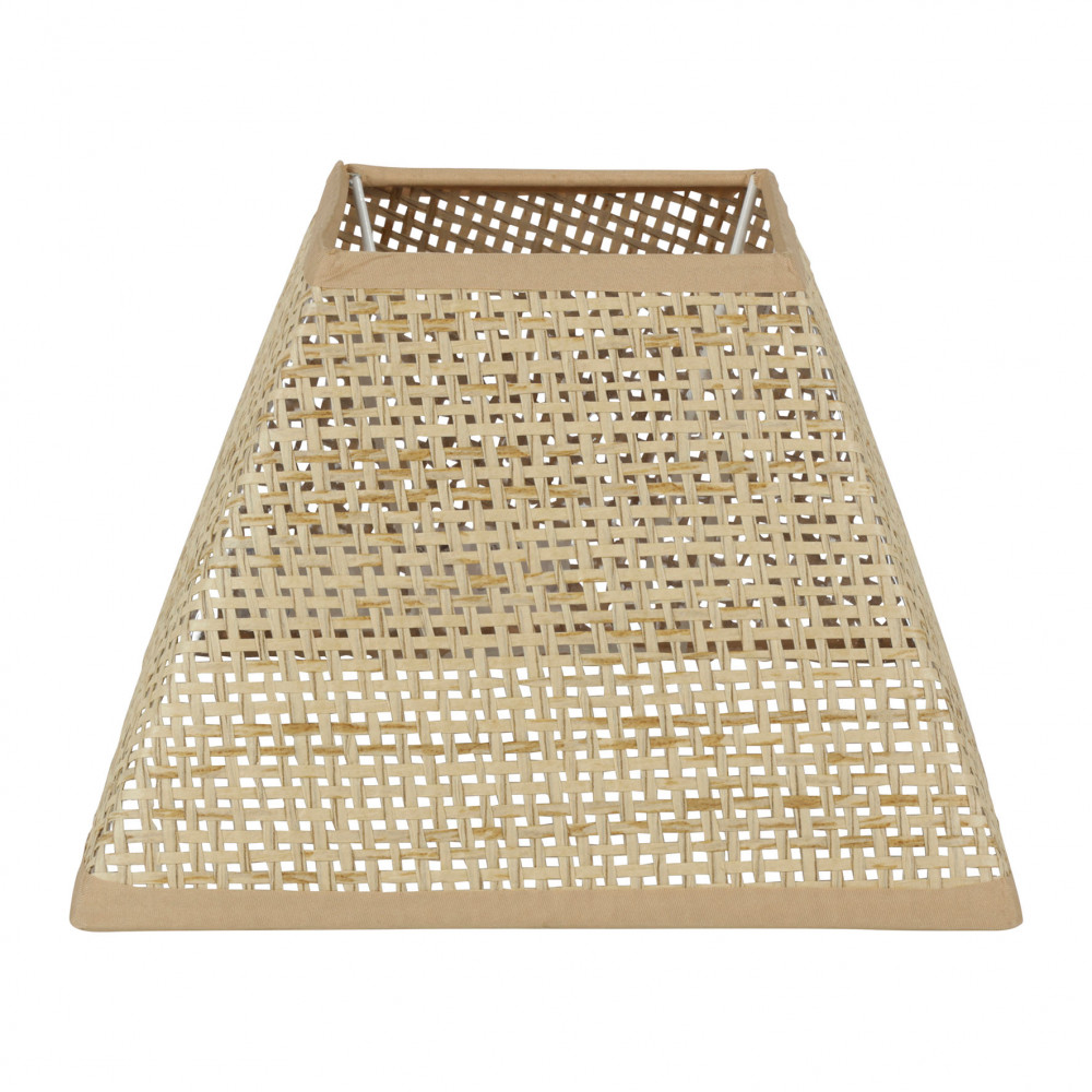 ABAT-JOUR CARRE NATUREL 20CM