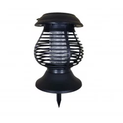 2 i 1 Solar Mosquito Killer Lampa Svart