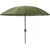 Shanghai rakt grönt parasoll D265cm