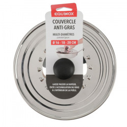 COUVERCLE ANTI GRAS INOX D16 18 20