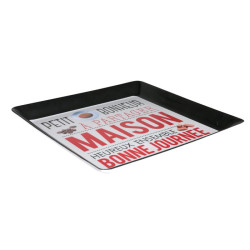 PLATEAU MELAMINE 30X30 RETRO