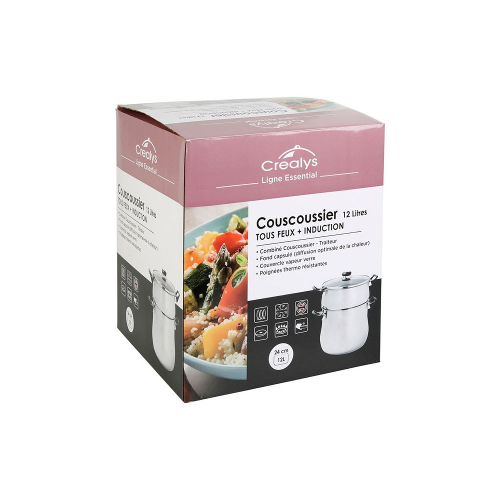 COUSCOUS INOX 12L IND ESSENTIA