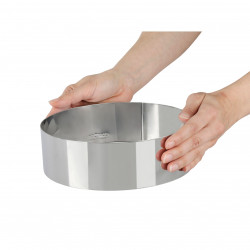 MOULE GATEAU X3 INOX RD H6