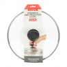 COUVERCLE VERRE INOX D28 ANTI PROJECTION
