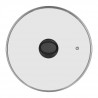 COUVERCLE VERRE INOX D28 ANTI PROJECTION