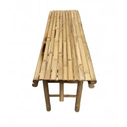 Banc pliant en bambou naturel 118x38x44cm