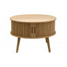 TABLE BASSE "LOU" 60X40CM 2 portes