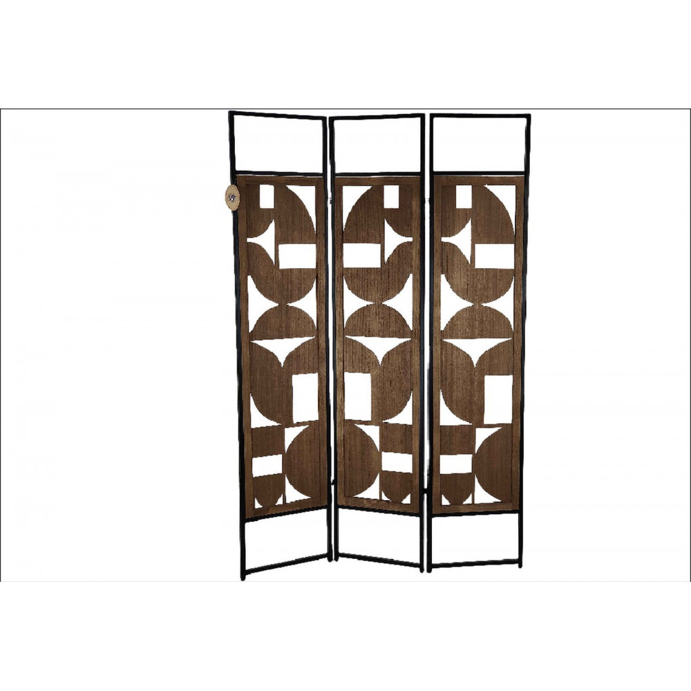 PARAVENT GEO"70 S" METAL/MDF H170CM PARAVENT GEO"70 S" METAL/MDF H170CM