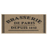 Tapis rectangulaire Troquet 50x120cm Bouclette
