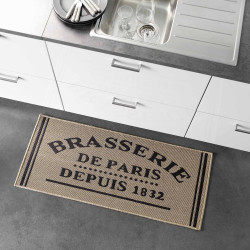 Tapis rectangulaire Troquet 50x120cm Bouclette