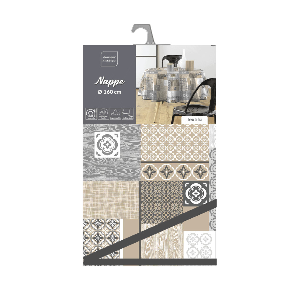 Nappe ronde Costa D160cm Textilia Nappe ronde Costa D160cm Textilia