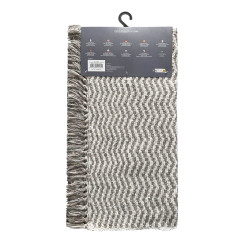 TAPIS RECT ALESSIA A FRANGES 50x80CM COT