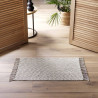 TAPIS RECT ALESSIA A FRANGES 50x80CM COT