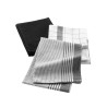 TORCHONS X3 VIBRATO NOIR 50x70CM COTON T