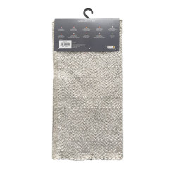 Tapis rectangulaire Mattéo 50x80cm coton et polyester