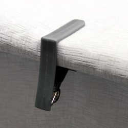 PINCES NAPPES ANTHRACITE x4 PIECES 4.6 x