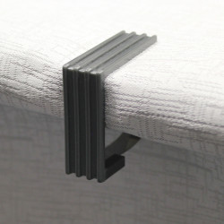 PINCES NAPPES ANTHRACITE x4 PIECES 6 x 5
