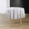 Nappe ronde Melina D180cm coton et polyester Nappe ronde Melina D180cm coton et polyester