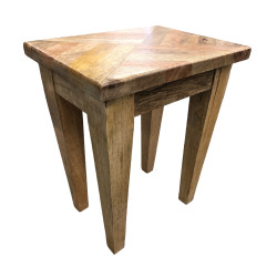 TABLE MARQUETERIE MANGUIER GM 55X35XH55C