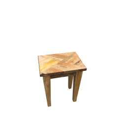 TABLE MARQUETERIE MANGUIER GM 55X35XH55C
