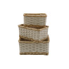 PANIER OSIER/CORDE BLC TRESSE GM