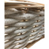 PANIER OSIER/CORDE BLC TRESSE MM PANIER OSIER/CORDE BLC TRESSE MM