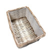 Panier en osier avec corde blanche tressé PM Panier en osier avec corde blanche tressé PM