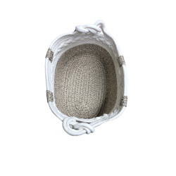 PANIER RANGEMENT NATUREL GM 34X27XH20CM