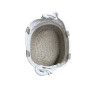 PANIER RANGEMENT NATUREL GM 34X27XH20CM PANIER RANGEMENT NATUREL GM 34X27XH20CM
