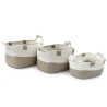 PANIER RANGEMENT NATUREL GM 34X27XH20CM PANIER RANGEMENT NATUREL GM 34X27XH20CM