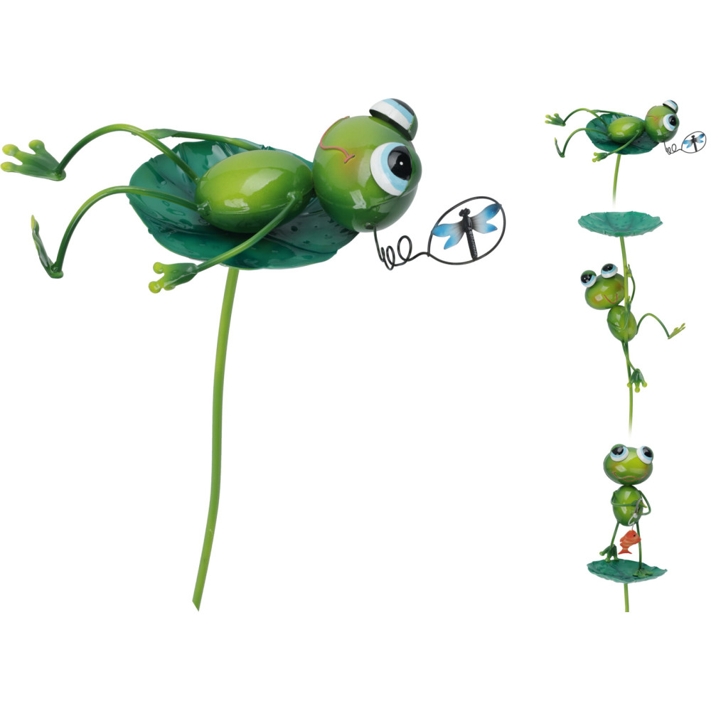Pique metal grenouille