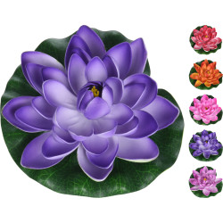 FLEUR NÉNUPHAR FLOTTANTE 18CM 5ASS