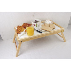 Plateau déjeuner en Bois L 50 cm l 31 cm