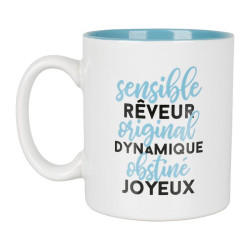 Mug 31 cl Grès HOROSCOPE Capricorne Ø 8.