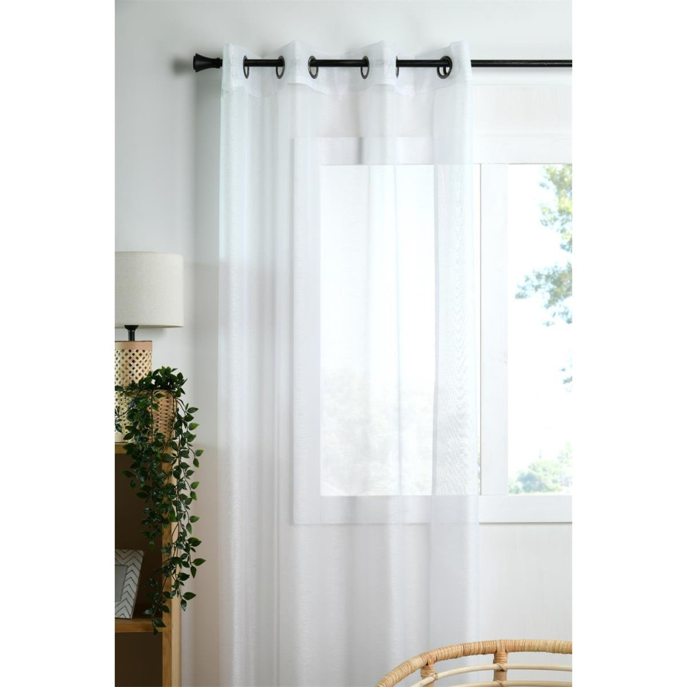 VOILE LINWOOD 140X260CM BLANC