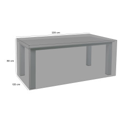 HOUSSE PROT TABLE RECT 245X125X80CM
