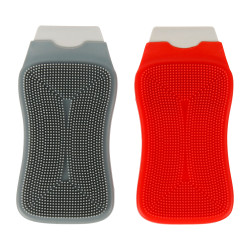 EPONGE RACLOIR 2EN1 SILICONE 2ASS
