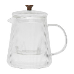 THEIÈRE DILACIA 1L VERRE STRIEE +FILTRE