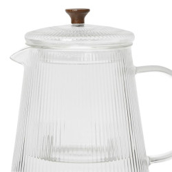 THEIÈRE DILACIA 1L VERRE STRIEE +FILTRE
